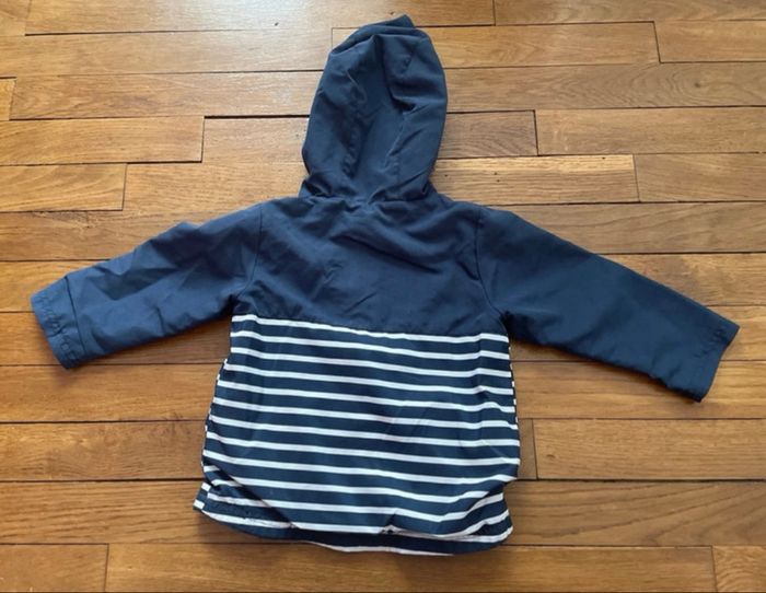 Manteau mi saison Marin - taille 24 mois - photo numéro 2