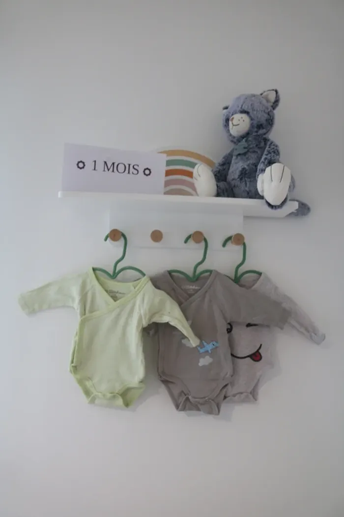 Lot bodies hiver garçon 1 mois