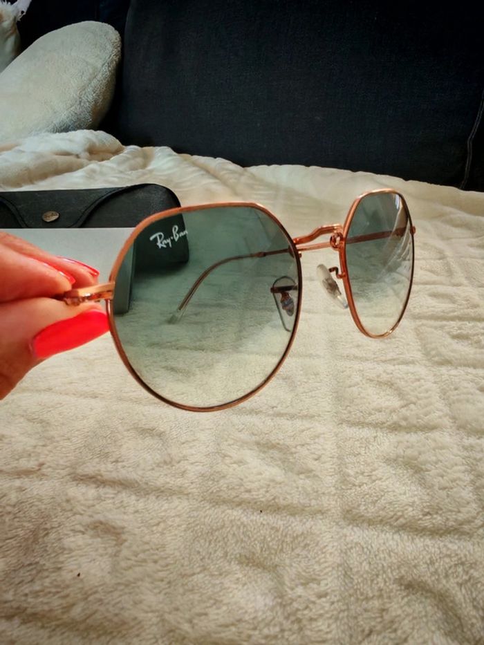 Lunettes de soleil Ray-ban Jack dégradé neuves - photo numéro 10