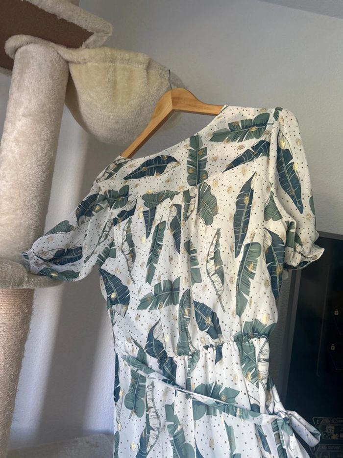 Robe longue Papillonne avec ceinture - photo numéro 6