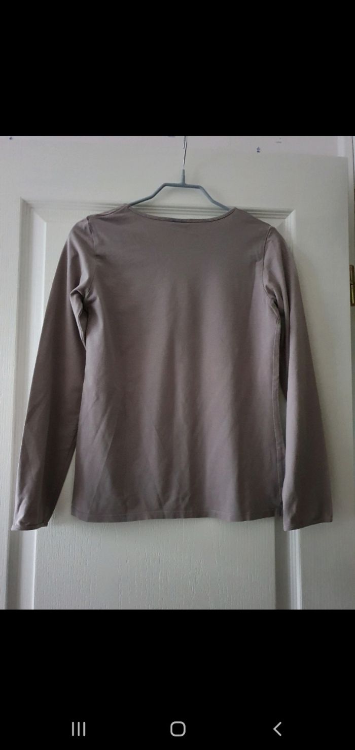 Tee-shirt manches longues gris Sergent Major 12 ans - photo numéro 3