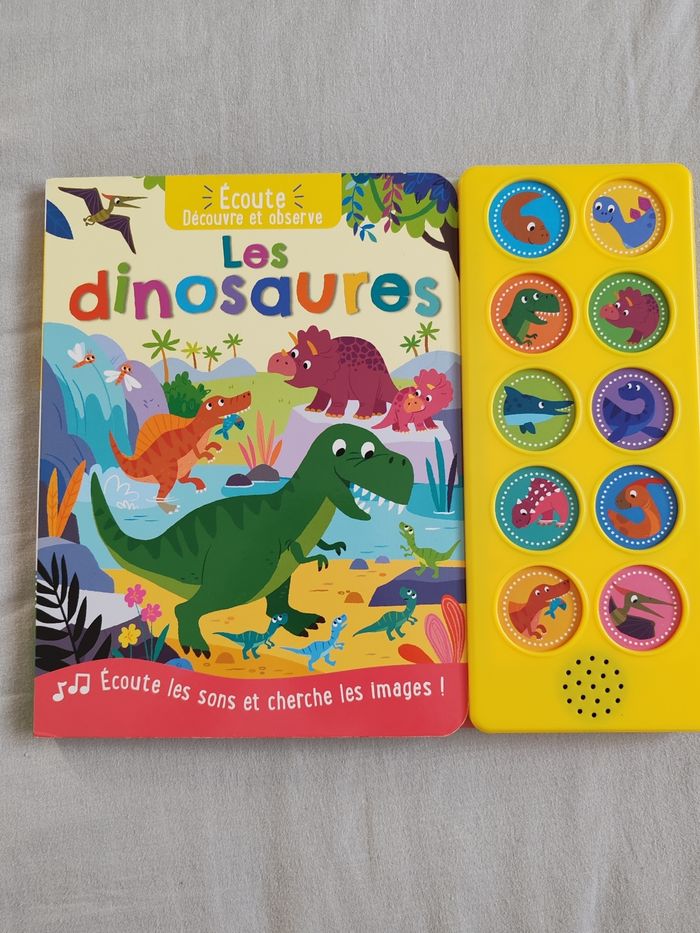 Livre sonore dinosaure