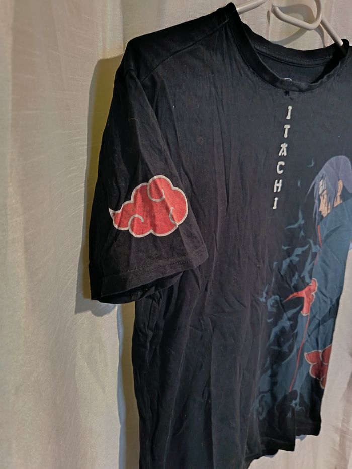 tee shirt noir imprimé de Naruto XS réf 12 D19 - photo numéro 3
