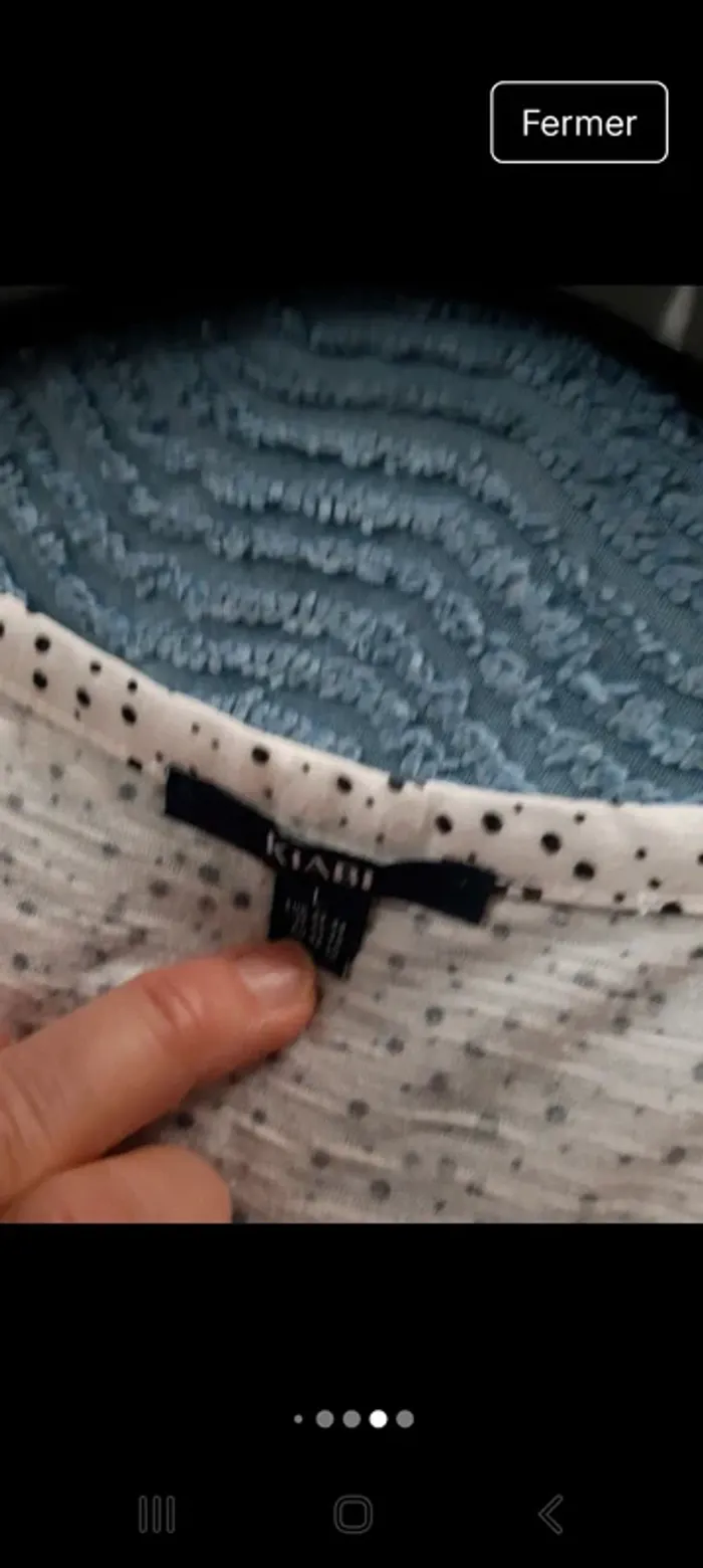 Haut blanc et motifs 40 - photo numéro 3