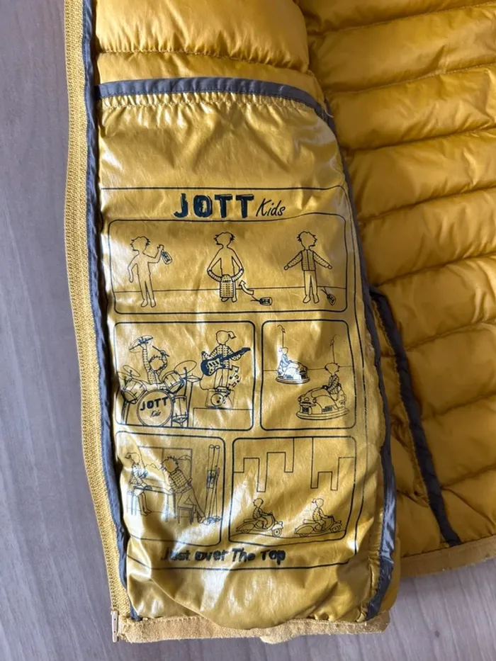 Doudoune sans manches Jott kids couleur moutarde 12-14 ans - photo numéro 9