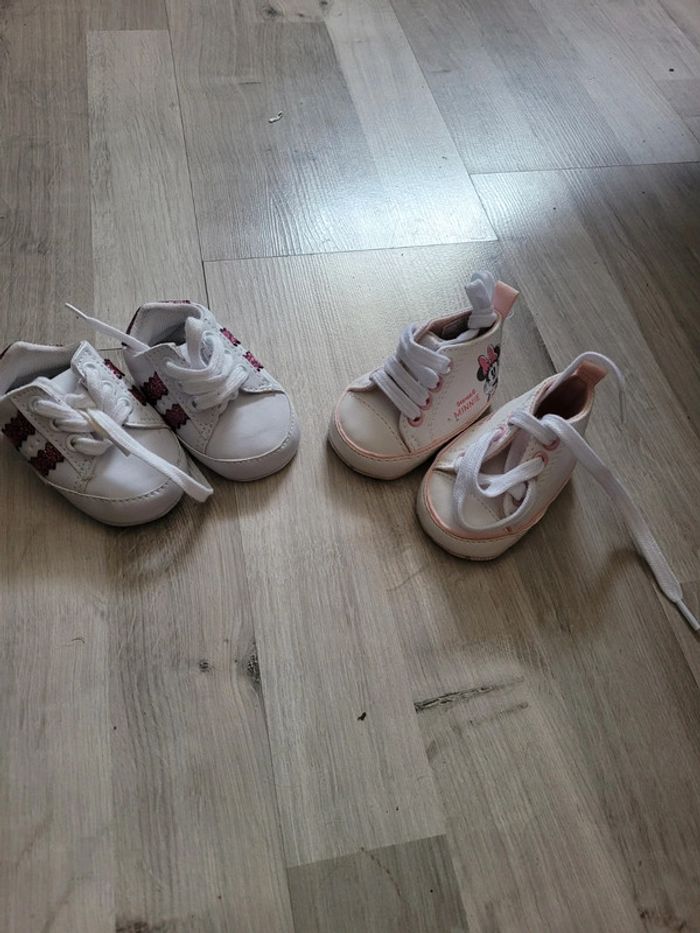 Lot de 2 paires de chaussures bebe