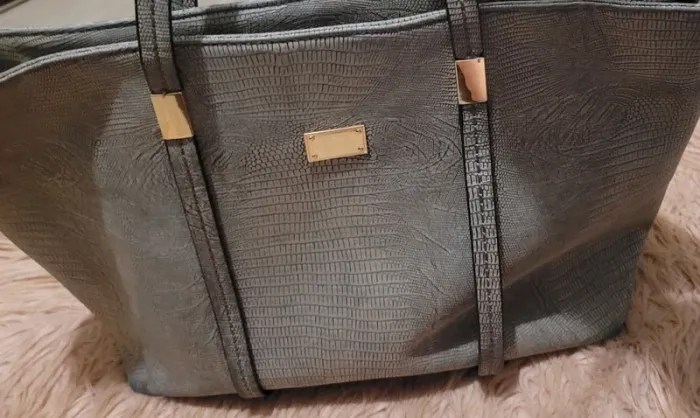 Grand sac à main Breal gris - photo numéro 4
