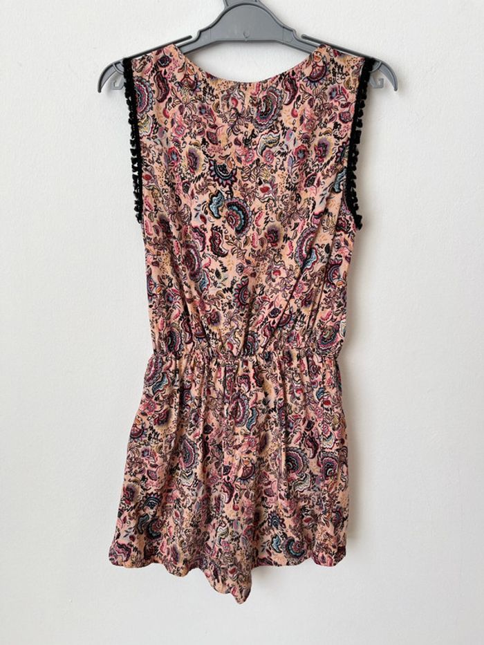 Combishort rose poudré, motif fleuri - IKKS 3-4 ans - photo numéro 6