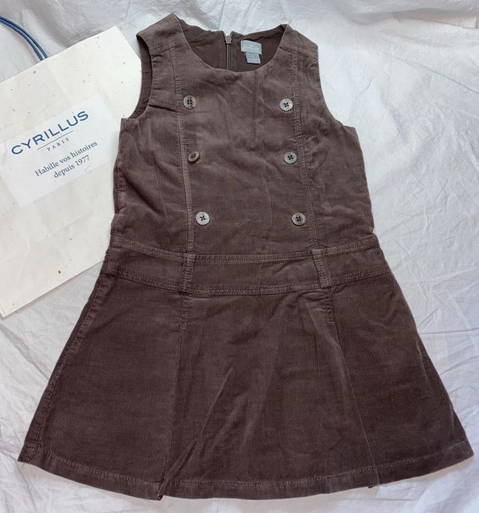 robe velour Cyrillus 8 ans