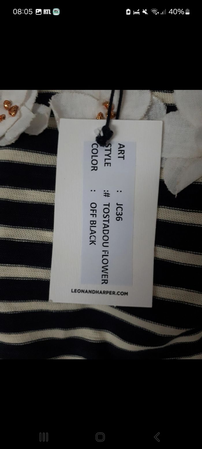 Pull sweat coton Leon & Harper taille M - photo numéro 10