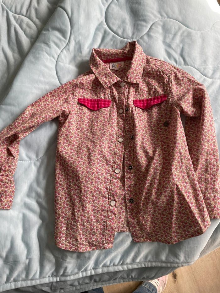 Chemise à fleurs 5an la compagnie des petits