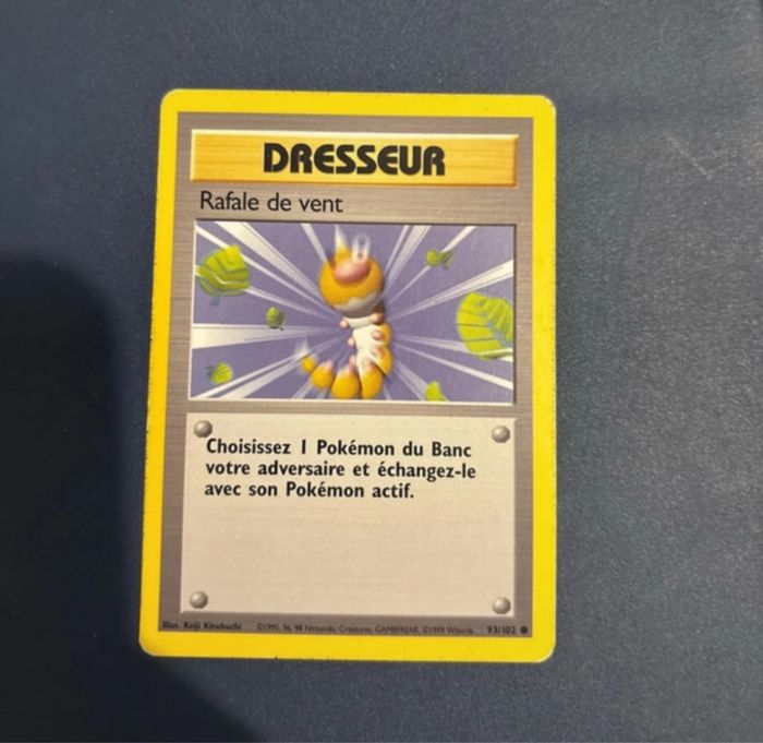 Carte Pokémon Wizards Rafale de vent 93/102 Set de base
