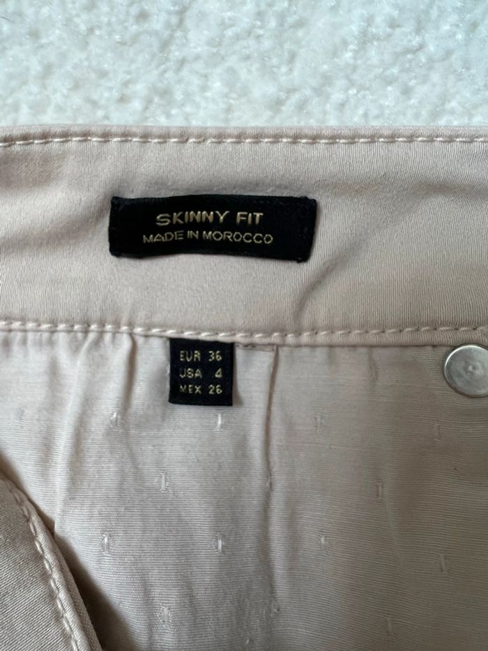 Pantalon beige Massimo dutti T36 - photo numéro 3