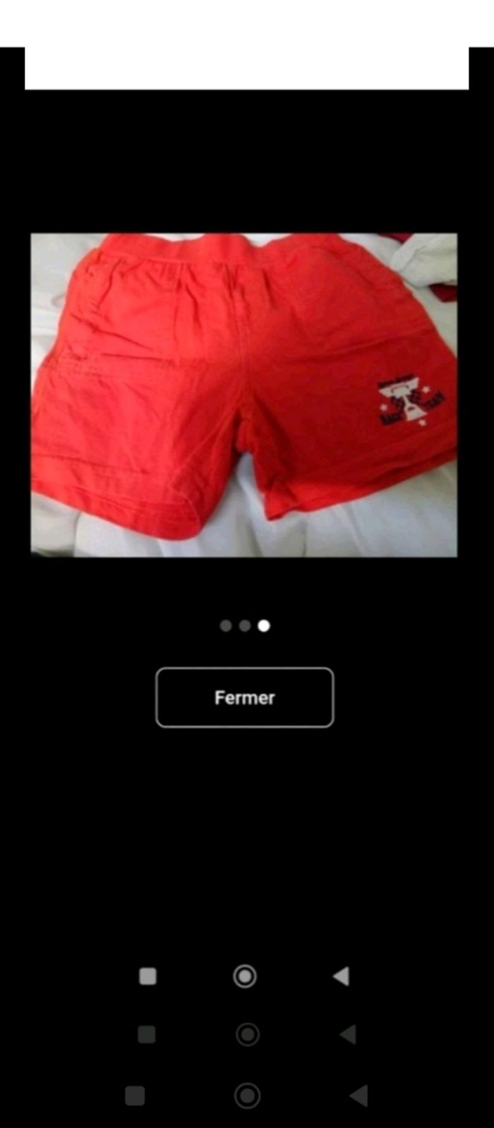 Short enfant