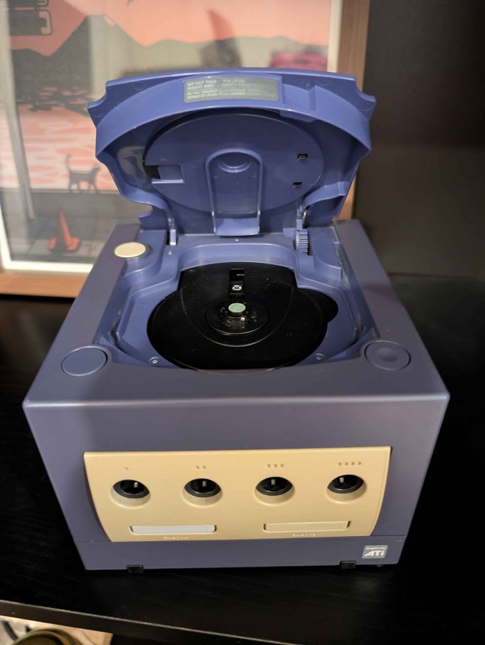 Gamecube violette + 2 manette + jeux + carte memoire - photo numéro 7