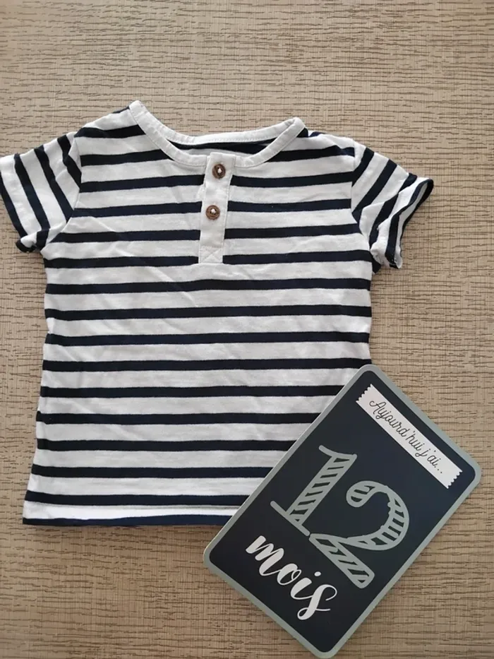 Tee shirt 12 mois / 73-76 cm