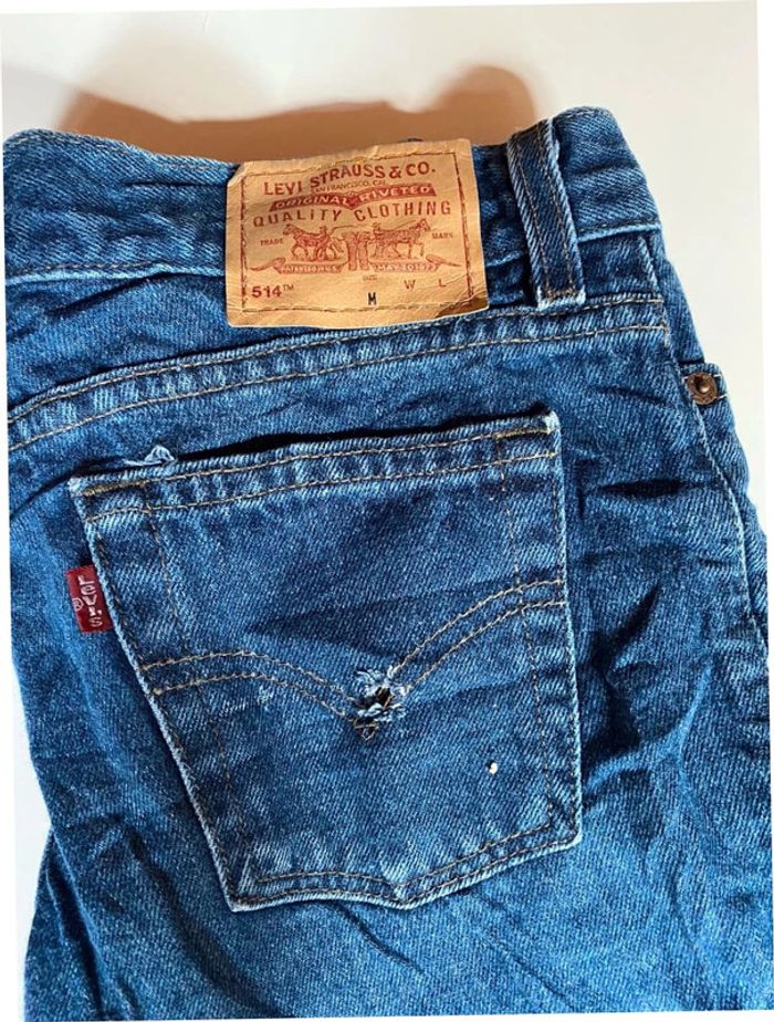 Jean Levis femme bleu 514 taille M - photo numéro 2