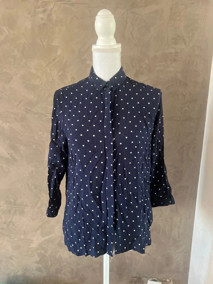 Chemise bleue marine