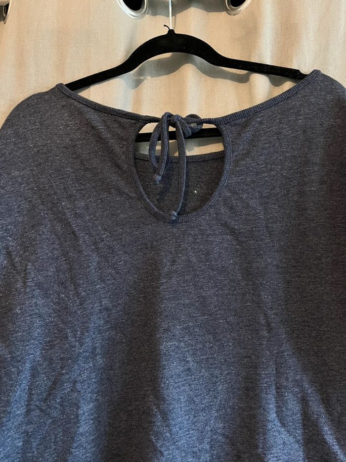 pull bleu marine à perles - photo numéro 3