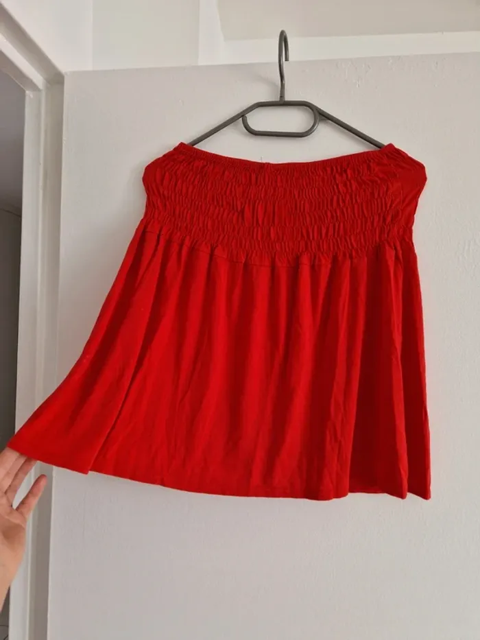 Top bustier rouge - photo numéro 2