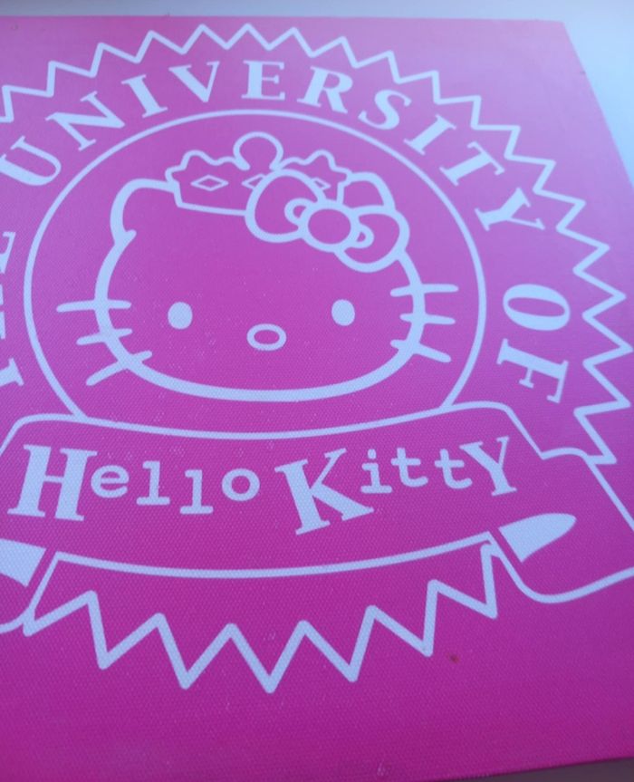 Tableau carré Hello Kitty - photo numéro 2
