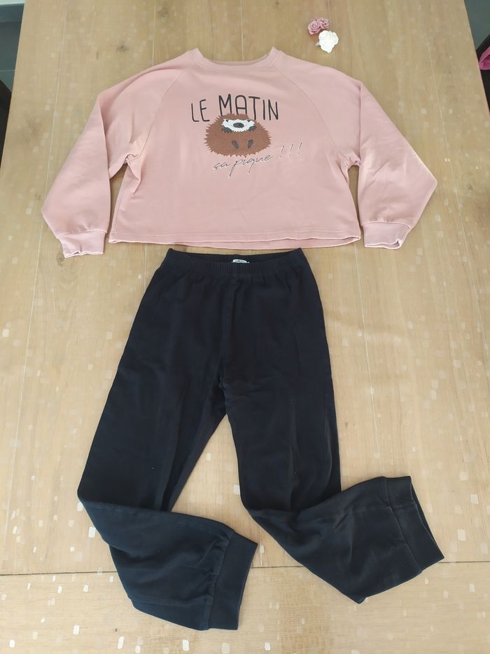 Pyjama chaud Gémo hérisson taille 10 ans - photo numéro 2