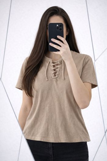 T-shirt Stradivarius Beige 