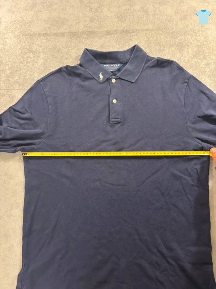 Polo Manche longue Ralph Lauren Bleu Marine Taille L - photo numéro 9