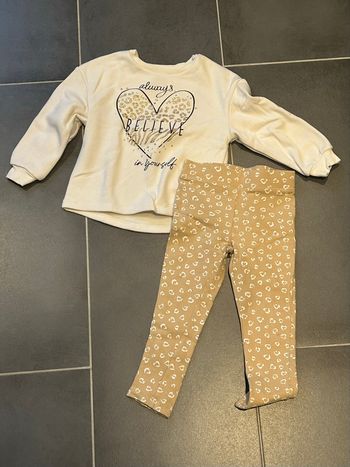 Ensemble chaud beige Orchestra 3 ans