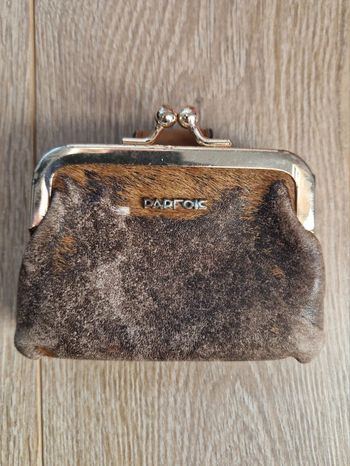 Porte monnaie parfois brun 10 cm