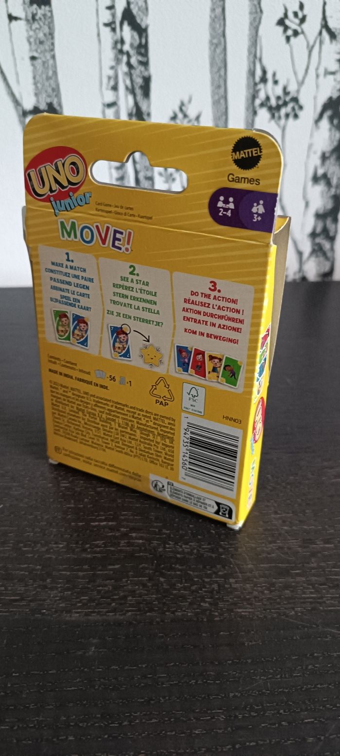 Jeu "Uno Move Junior". - photo numéro 2
