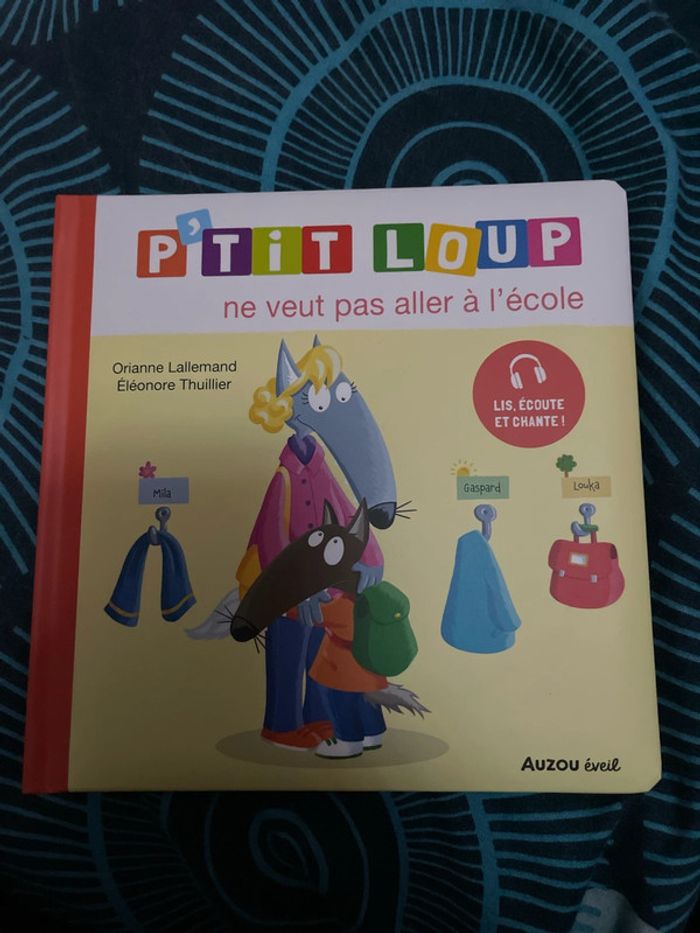P’tit loup ne veut pas aller à l’école