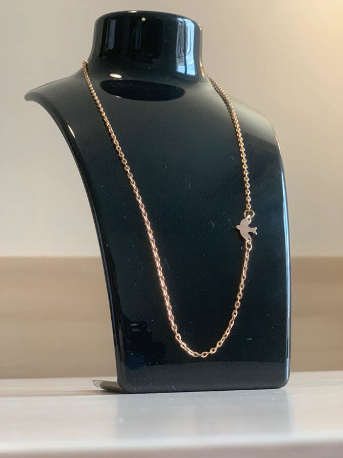 Collier pigeon doré. - photo numéro 2