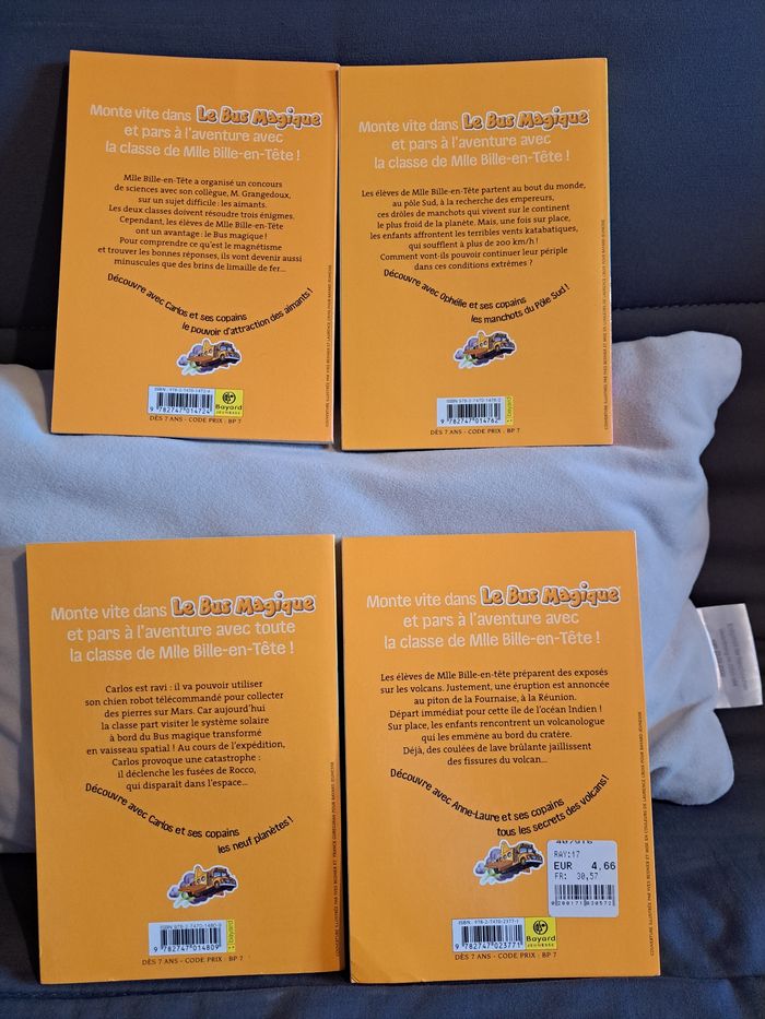 Lot 4 livres Le bus magique - photo numéro 2