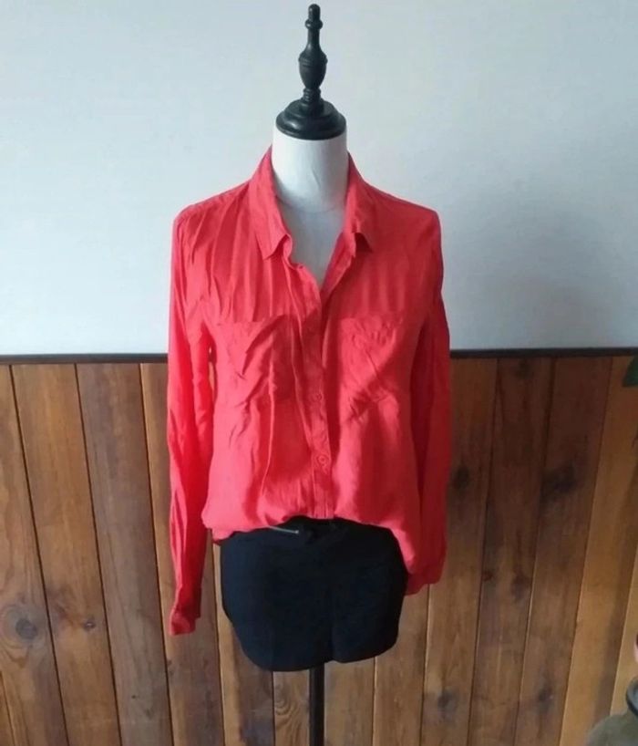 Chemisier rouge taille 36