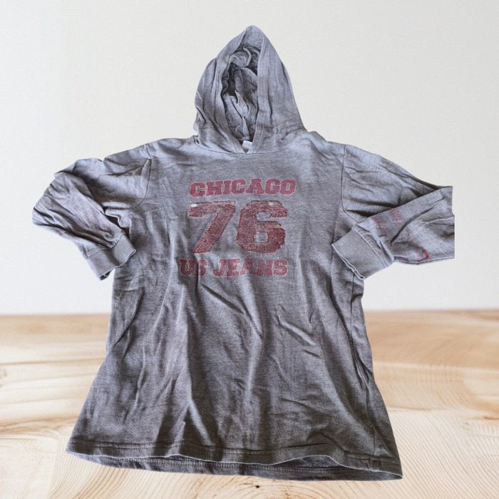 Sweet à capuche 10 ans US jeans de - photo numéro 2