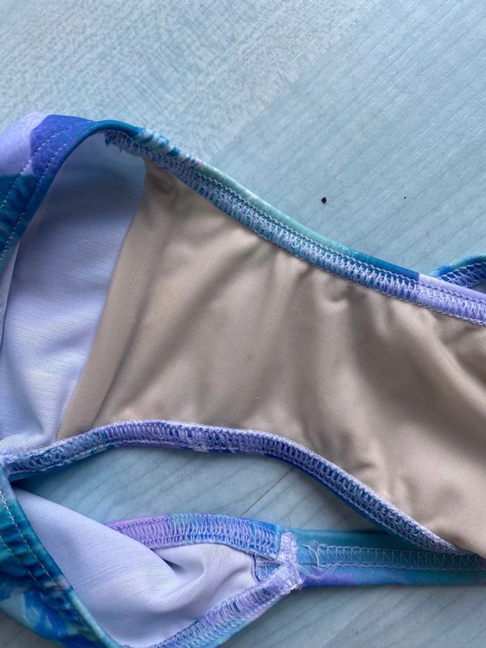 Bas de maillot de bain bleu/vert/violet taille s footprints - photo numéro 5