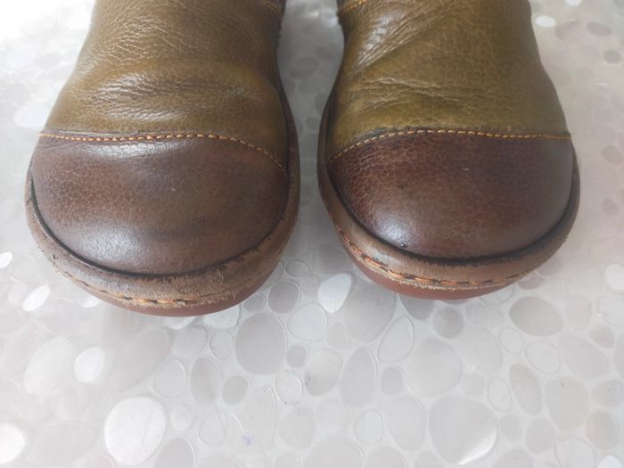 Bottes filles T 31 Arte cuir /daim vert - photo numéro 17