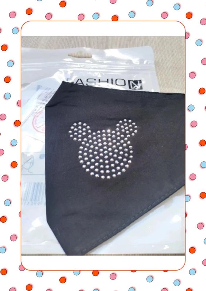 Masque Déguisement Tête de Mickey en strass - photo numéro 2