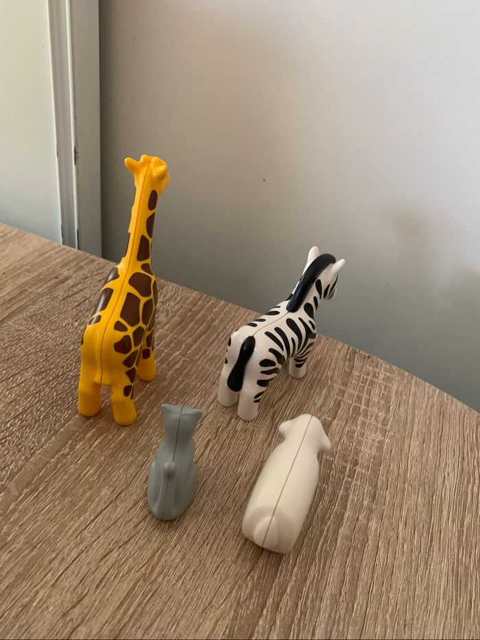4 animaux Playmobil 1 2 3 - photo numéro 2