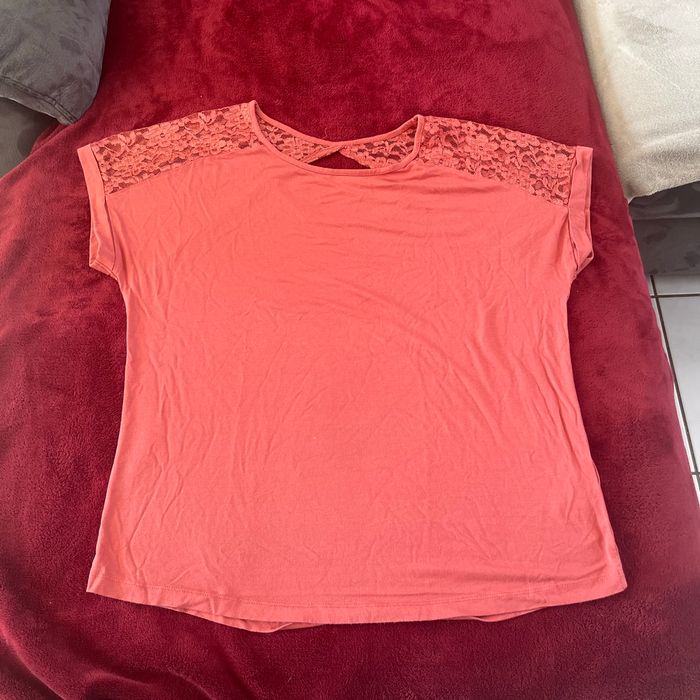 T-shirt femme saumon