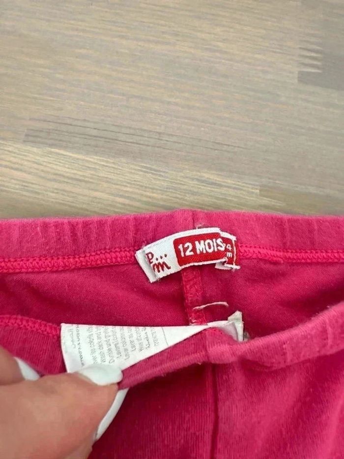 Legging Rose Fushia 12 Mois - Très bon état - photo numéro 2