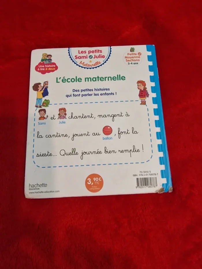 Livre les petits sami et Julie l'école maternelle - photo numéro 2