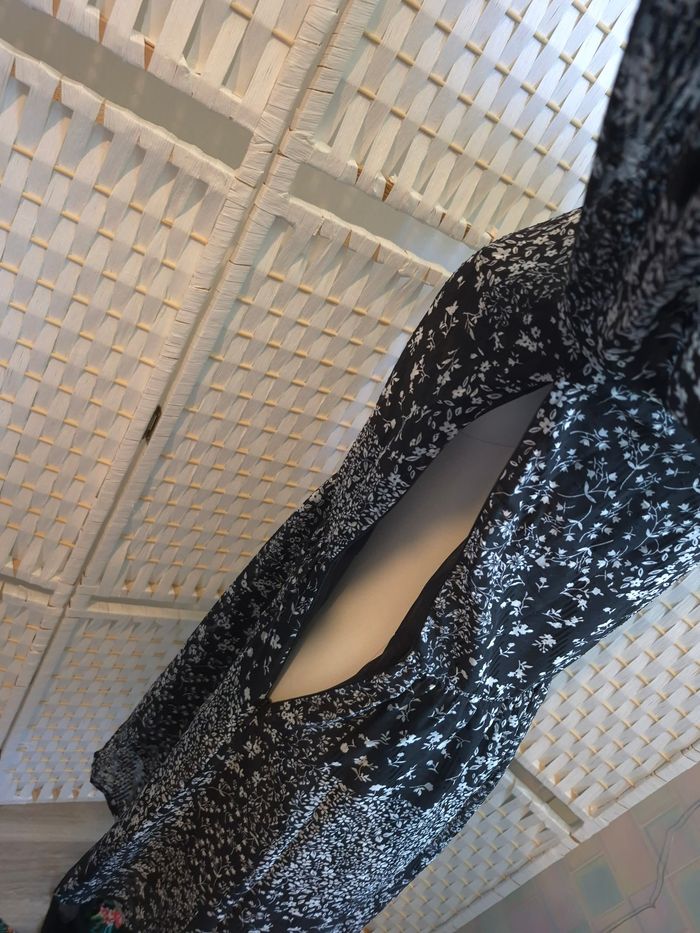 🌸jolie robe courte fleurie Bizzbee style patchwork femme TS / 36 - photo numéro 5