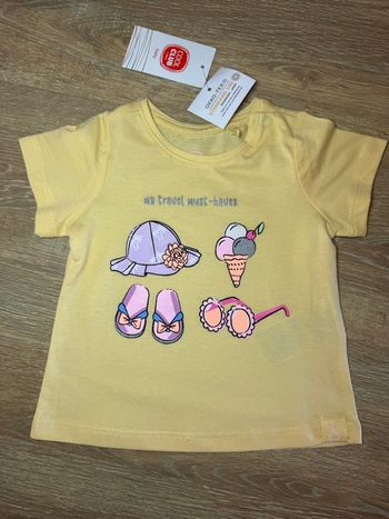 T-shirt jaune Baby Club 