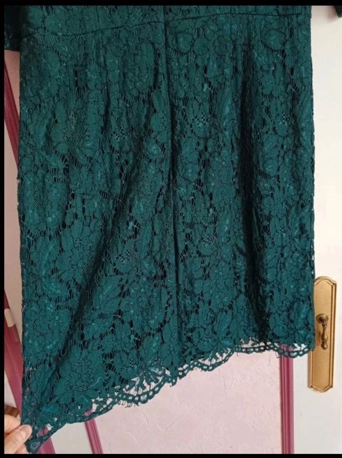 Robe verte dentelle Camaïeu T.40 - photo numéro 9