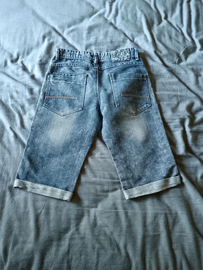 Short en jean Gémo taille 14 ans - photo numéro 2