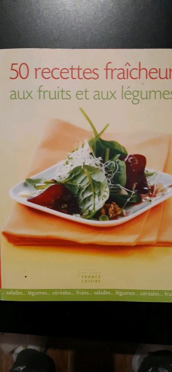 Livre recettes fruits et légumes