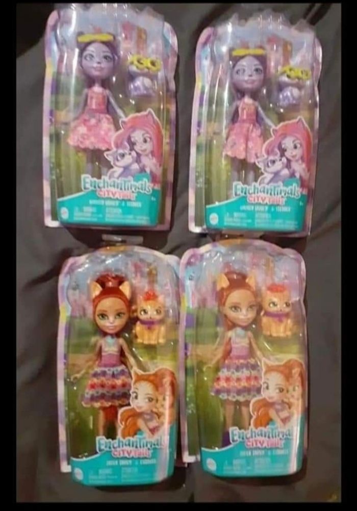 Lot de 4 poupées Entchantimals NEUVES et de 1 POKEMON NEUF 20€ - photo numéro 2