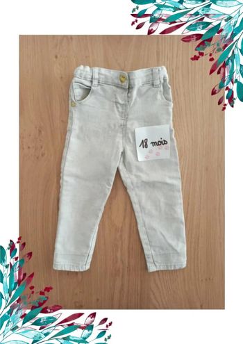 Pantalon jean gros 18 mois fille
